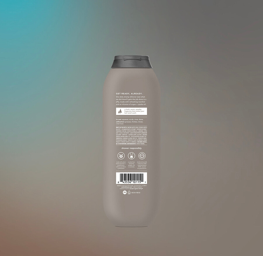 champú acondicionador 2 en 1