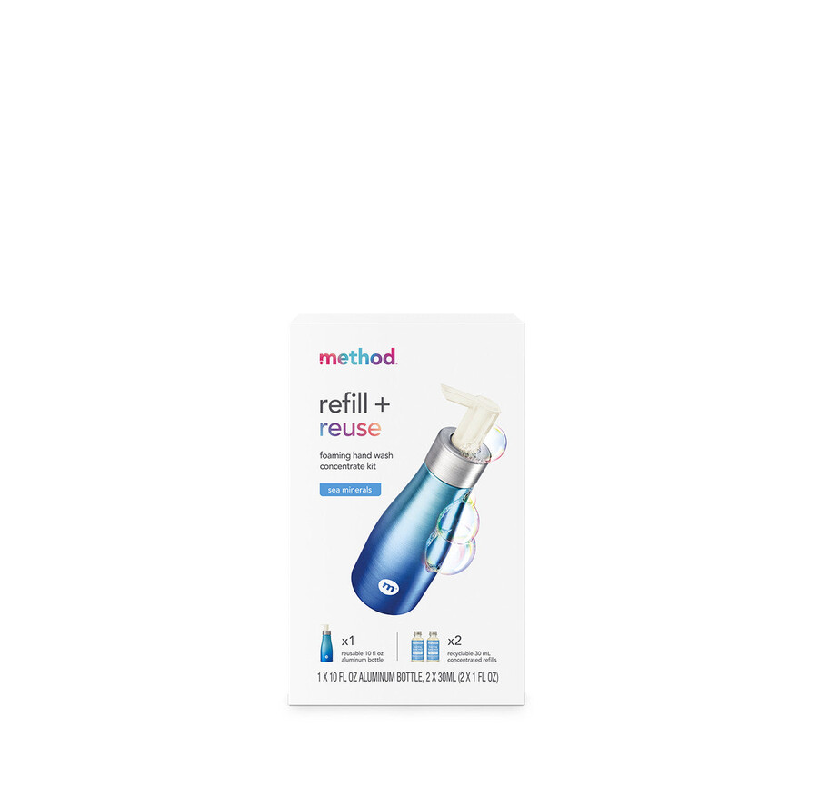 kit de inicio de jabón de manos espumoso concentrado